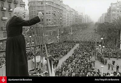 Padre Peyton en la Diagonal de Barcelona, 1965  Ayto. Barcelona