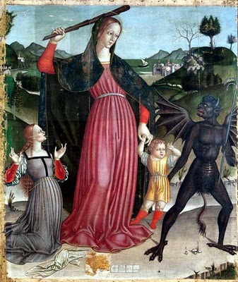 Madonna del Soccorso, de G. Vergari (Museo di Arte Sacra di Montemonaco)