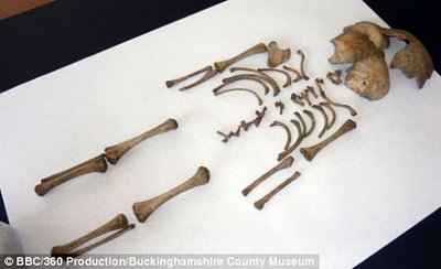 Esqueleto de nio asesinado en el burdel romano de  Inglaterra BBC