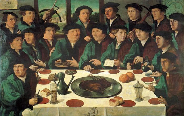 Cornelis Anthonisz. Banquete para los Ballesteros de la Guardia Cvica de Amsterdam