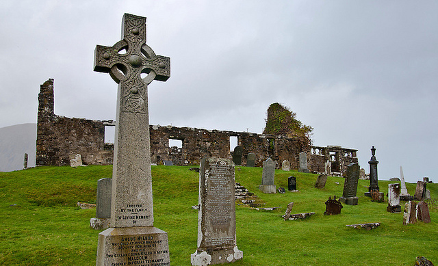 Ruinas de la Iglesia de Cill Chriosd y cementerio (Escocia)