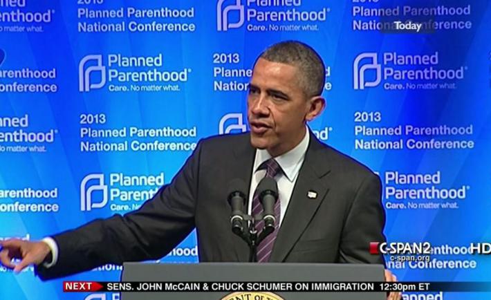 Obama y Planned Parenthood