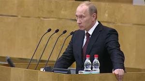 Discurso a la Duma de Vladimir Putin