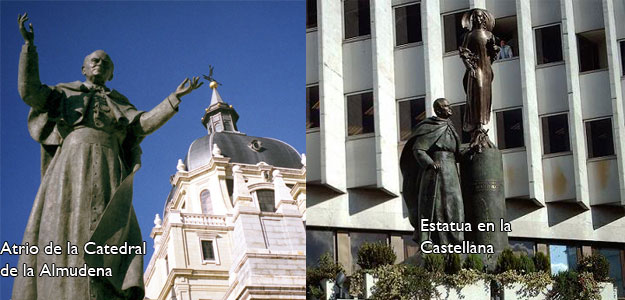 Estatuas de Juan Pablo II en Madrid