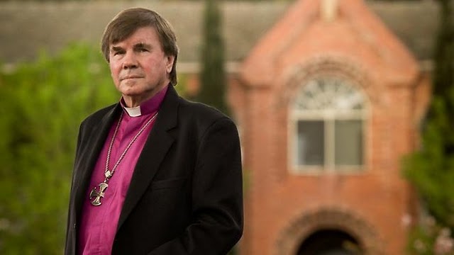 Arzobispo anglicano John Hepworth. Fotografa de James Elsby  The Australian