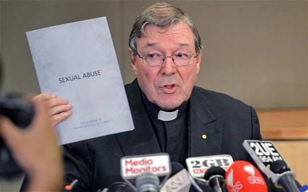 Cardenal Pell en noviembre, presentando el plan de respuesta de la Iglesia ROSLAN RAHMAN / AFP / Getty Images