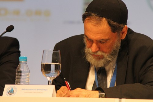 El rabino Moiss Bendahan