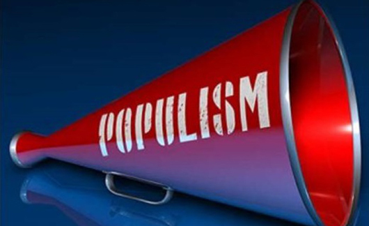 La aparicin y rpido crecimiento del populismo es consecuencia de la grave crisis econmica, poltica e institucional que nos afecta